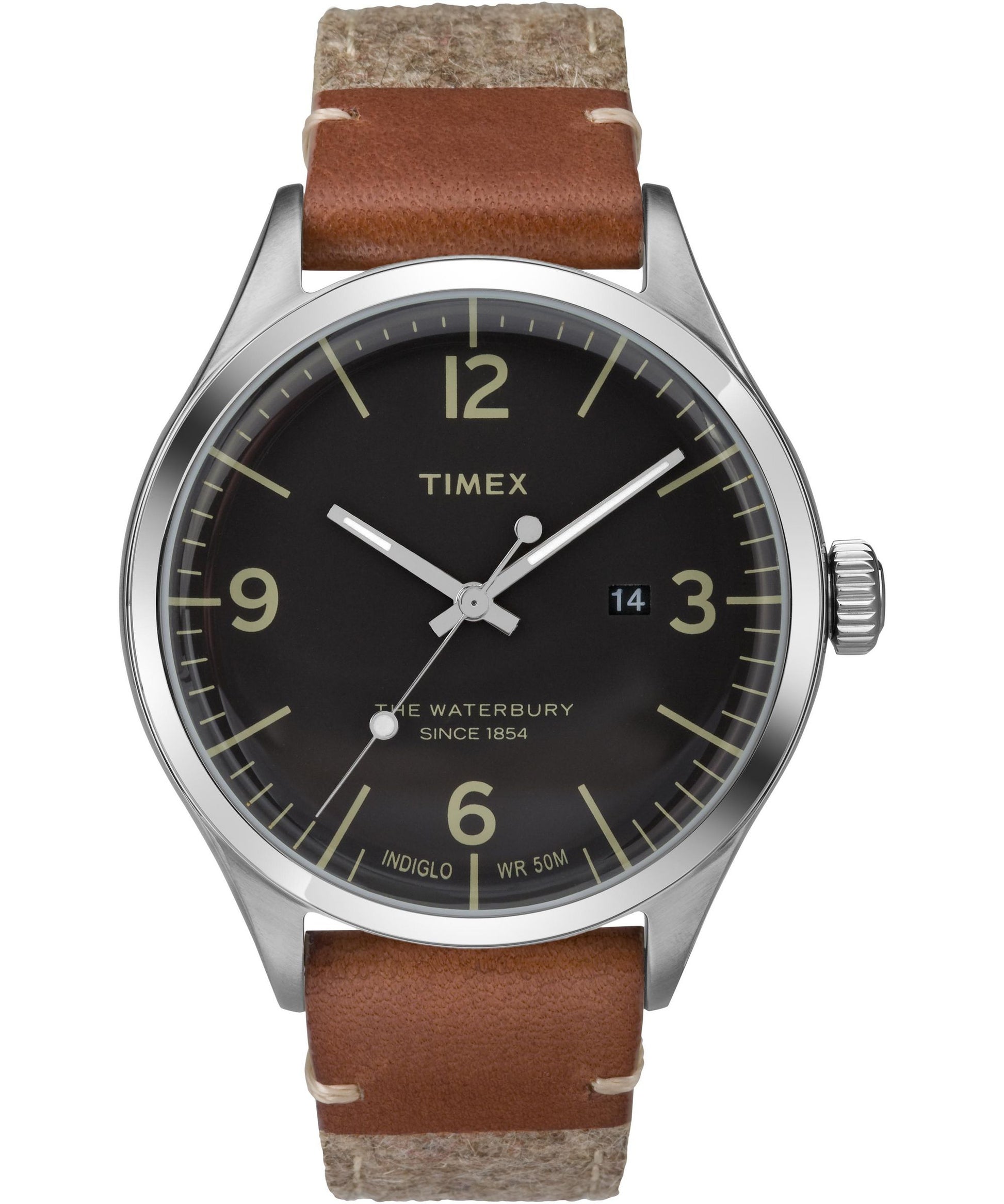 title:Timex Men's Waterbury 40mm Quartz Watch TW2P95600ZA;color:Tan