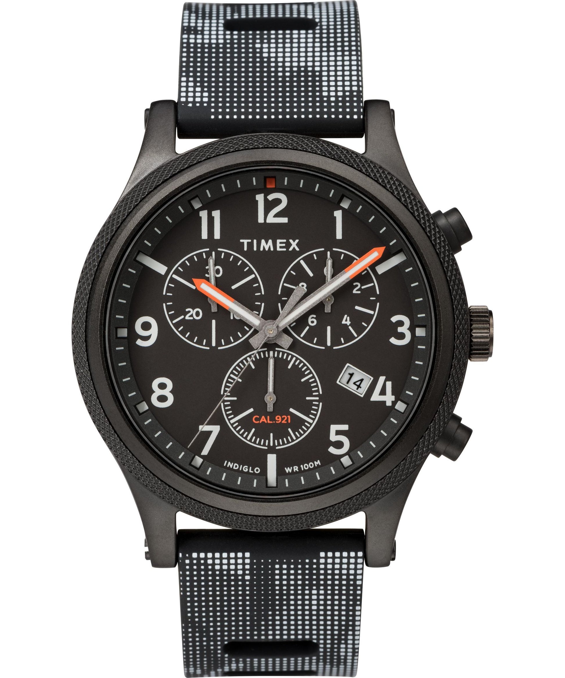 title:Timex Men's Trend 42mm Quartz Watch TW2T33100VQ;color:Black