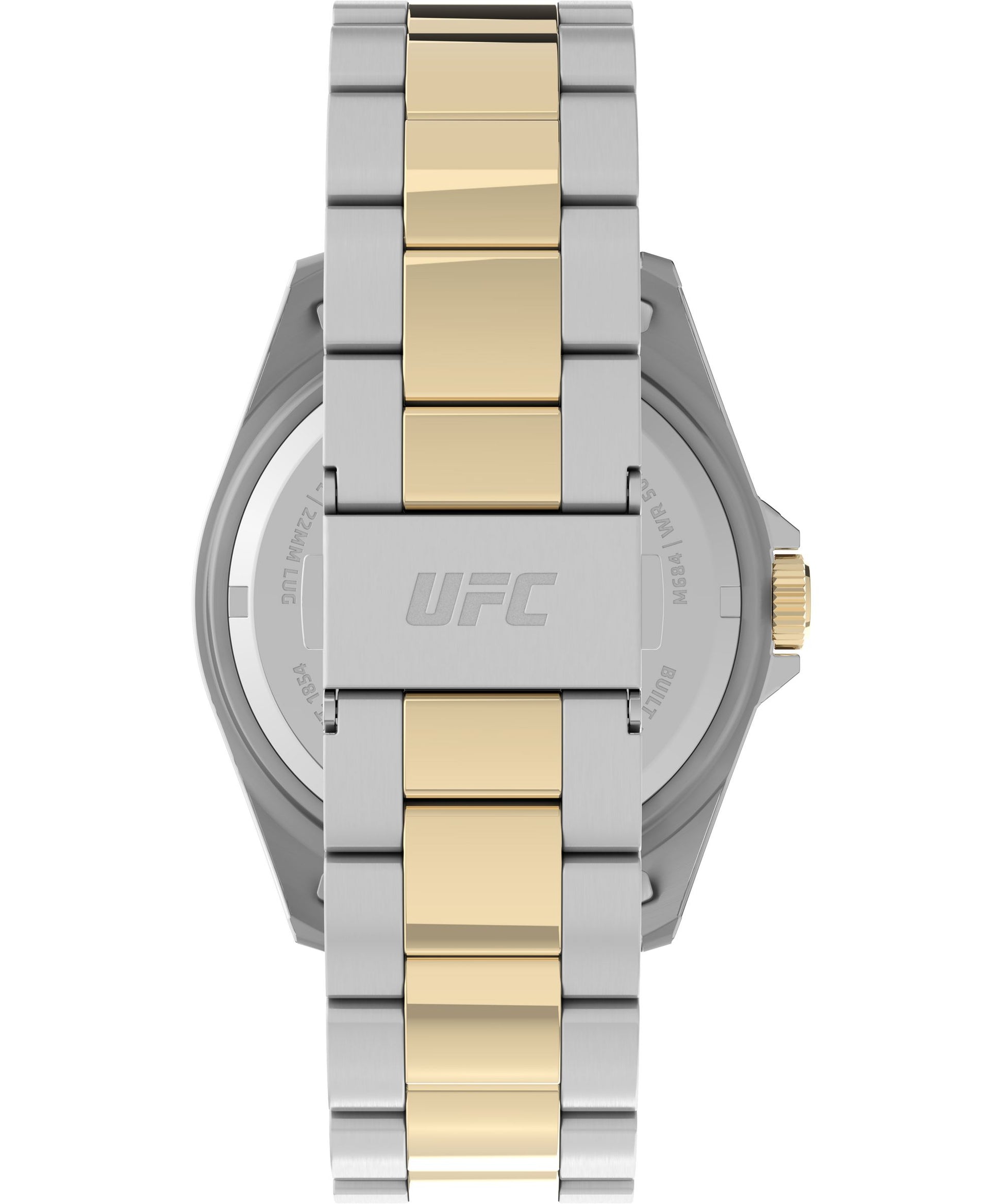 title:Timex Unisex UFC Street 42mm Quartz Watch TW2V58400JT;color:Silver and Gold