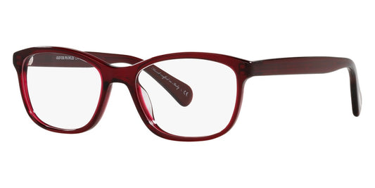 title:Oliver Peoples Women's 51mm Deep Burgundy Opticals OV5194-1673-51;color:Deep Burgundy frame, Demo Lens