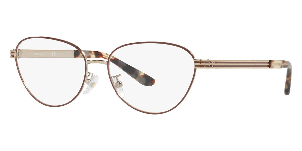 title:Tory Burch Women's 53mm Bordeaux Enamel Opticals TY1071-3316-53;color:Bordeaux Enamel frame, Demo Lens