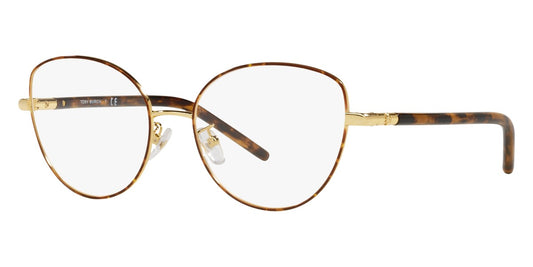 title:Tory Burch Women's 54mm Shiny Gold Opticals TY1073-3309-54;color:Shiny Gold frame, Demo Lens