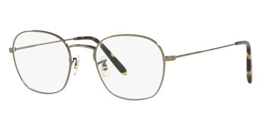 title:Oliver Peoples Men's 48mm Antique Gold Opticals OV1284-5284-48;color:Antique Gold frame, Demo Lens