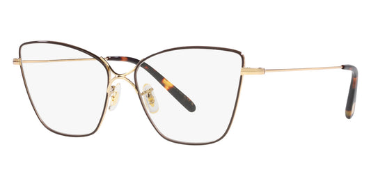 title:Oliver Peoples Women's 55mm Gold Tortoise Opticals OV1288S-5305SB-55;color:Gold Tortoise frame, Demo Lens Blue Light Filter lens