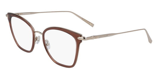 title:Longchamp Women's 49mm Nude Opticals LO2145-272;color:Nude frame, Demo lens