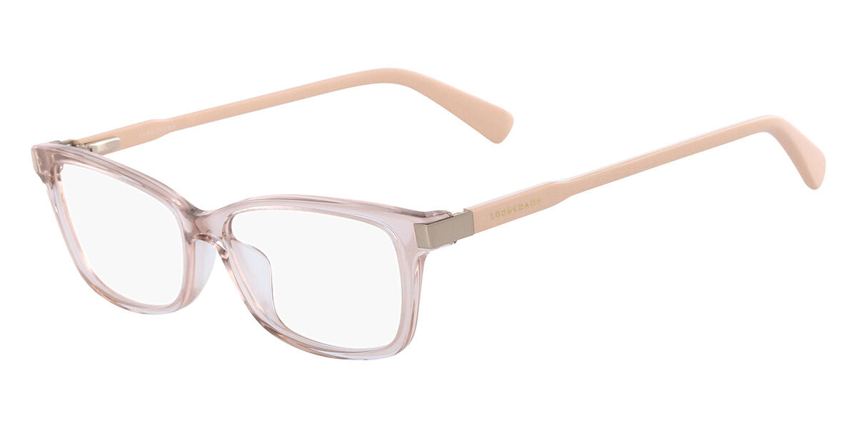 title:Longchamp Women's 53mm Nude Beige Opticals LO2632-272;color:Nude Beige frame, Demo lens