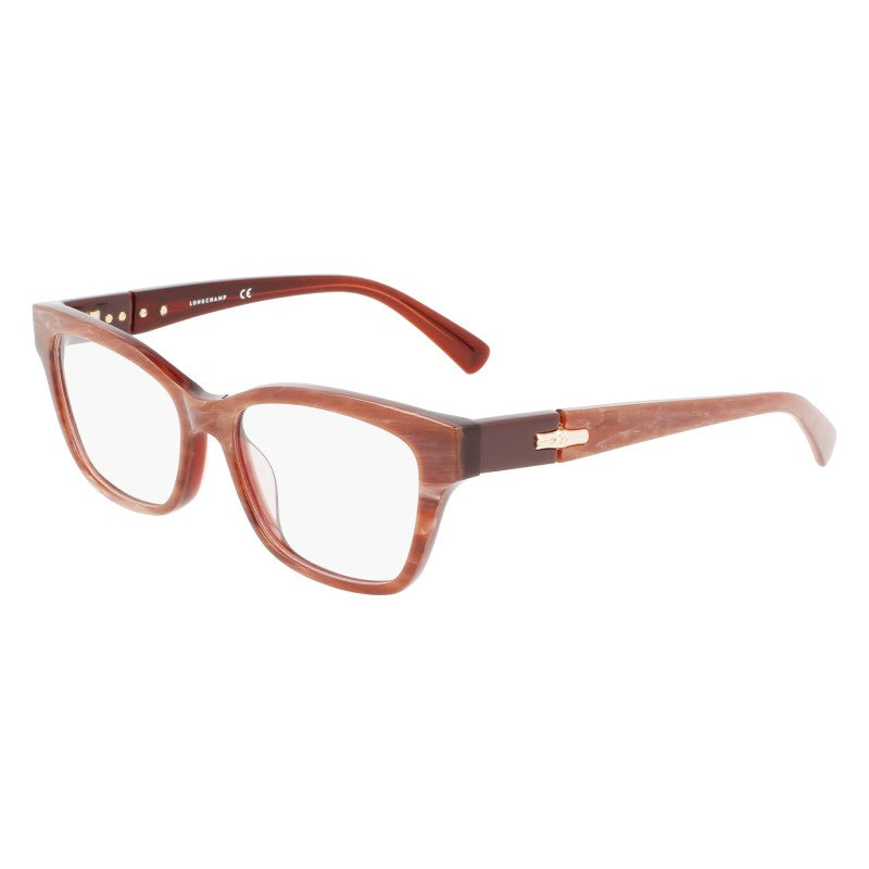 title:Longchamp Women's 53mm Brown Opticals LO2697-604;color:Brown frame, Demo lens