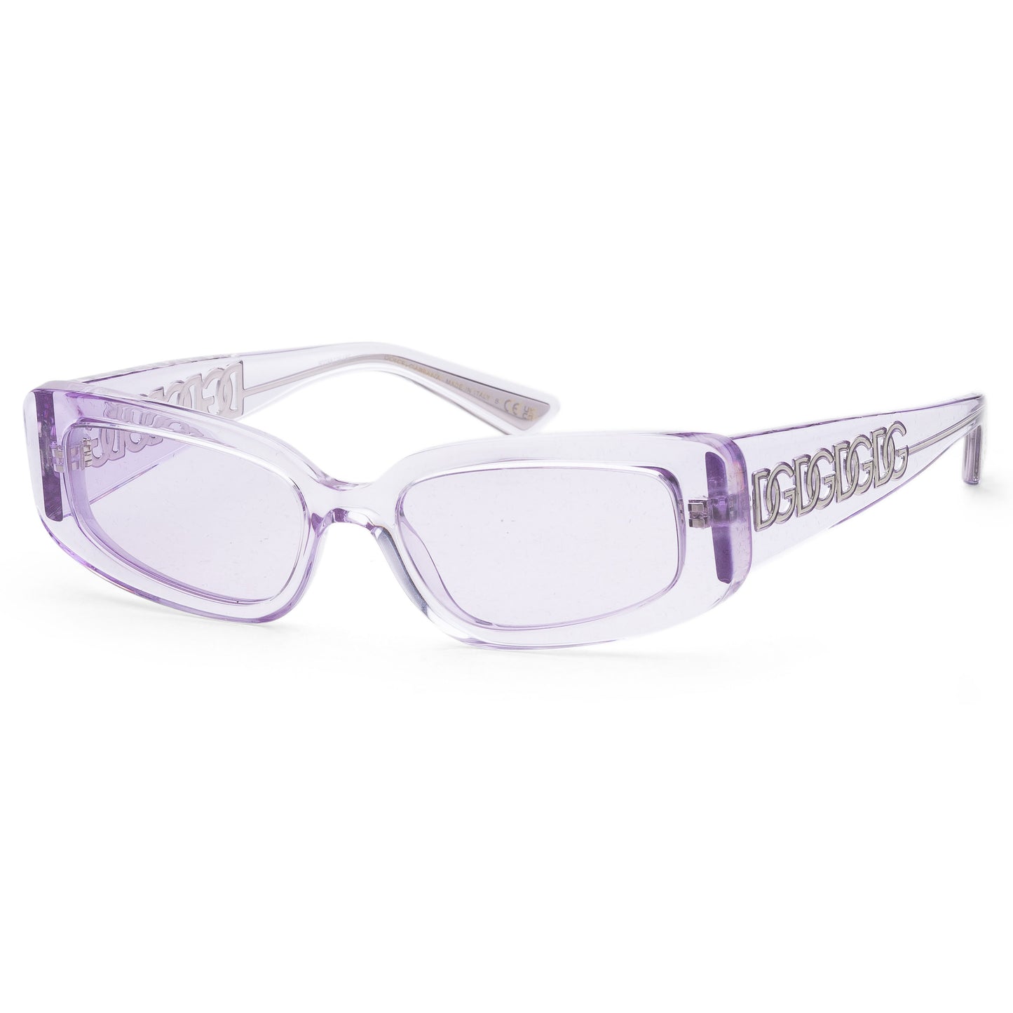 title:Dolce & Gabbana Women's 54mm Lillac Transparent Sunglasses DG4445-33821A-54;color:Lillac Transparent frame, Light Violet lens