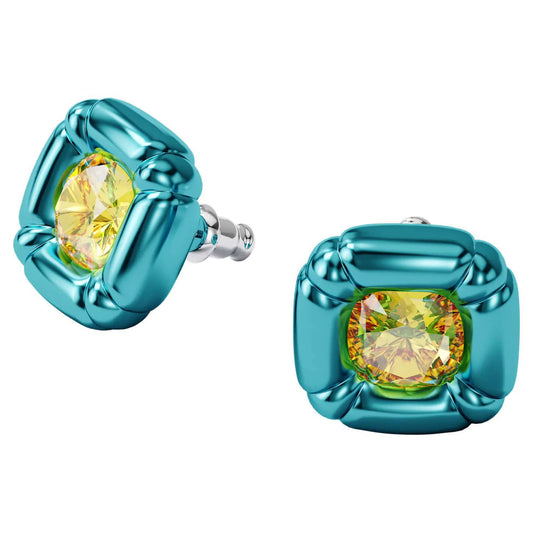 title:Swarovski Dulcis Women's Yellow Crystal Blue Cord Earring 5601588;color:Yellow