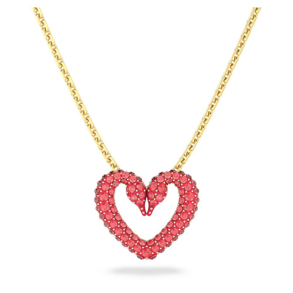 title:Swarovski Una Women's Red Crystal Gold-tone plated Necklace 5634723;color:Red