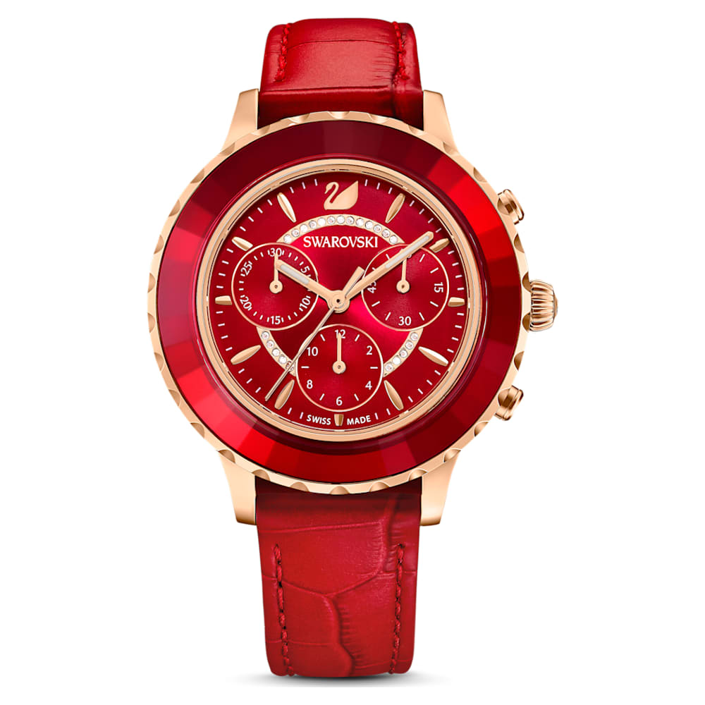 title:Swarovski Women's Octea Lux 45.6mm Quartz Watch 5646975;color:Red