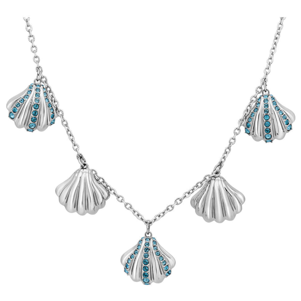 title:Swarovski Women's Shell Scallop Crystal Necklace 5524182;color:Swarovski Crystal