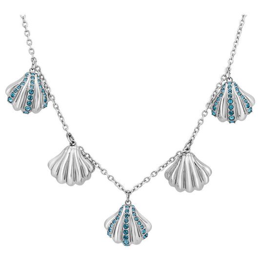 title:Swarovski Women's Shell Scallop Crystal Necklace 5524182;color:Swarovski Crystal