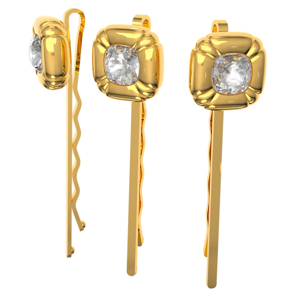 title:Swarovski Women's Dulcis Yellow Crystal Hairpin 5616848;color:Yellow