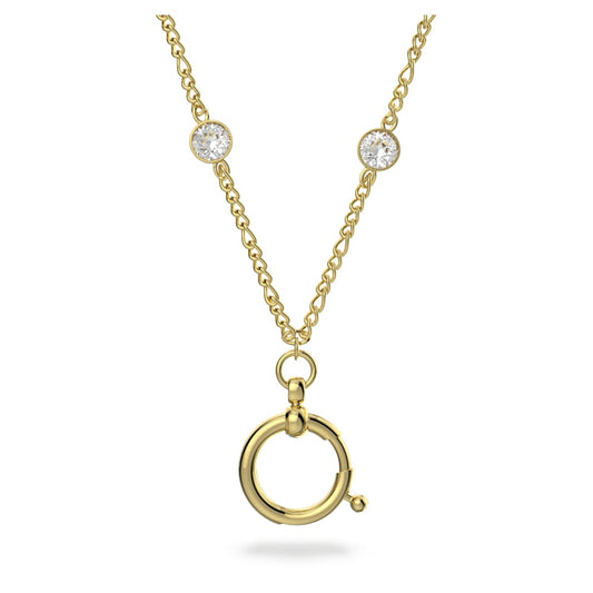 title:Swarovski Curiosa Women's White Crystal Gold-tone plated Necklace 5629491;color:White