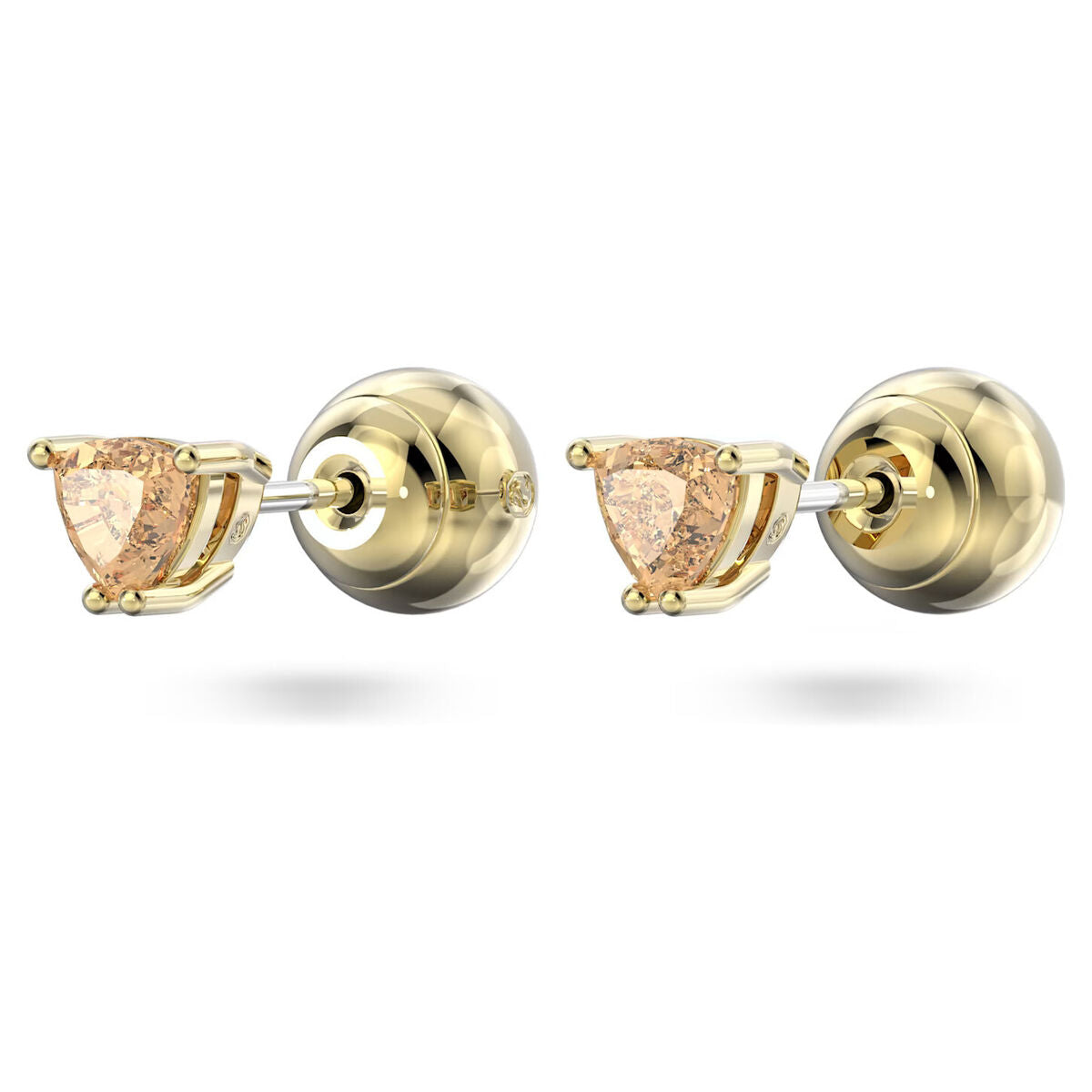 title:Swarovski Stilla Women's Orange Crystal Gold-tone plated Earring 5639116;color:Orange