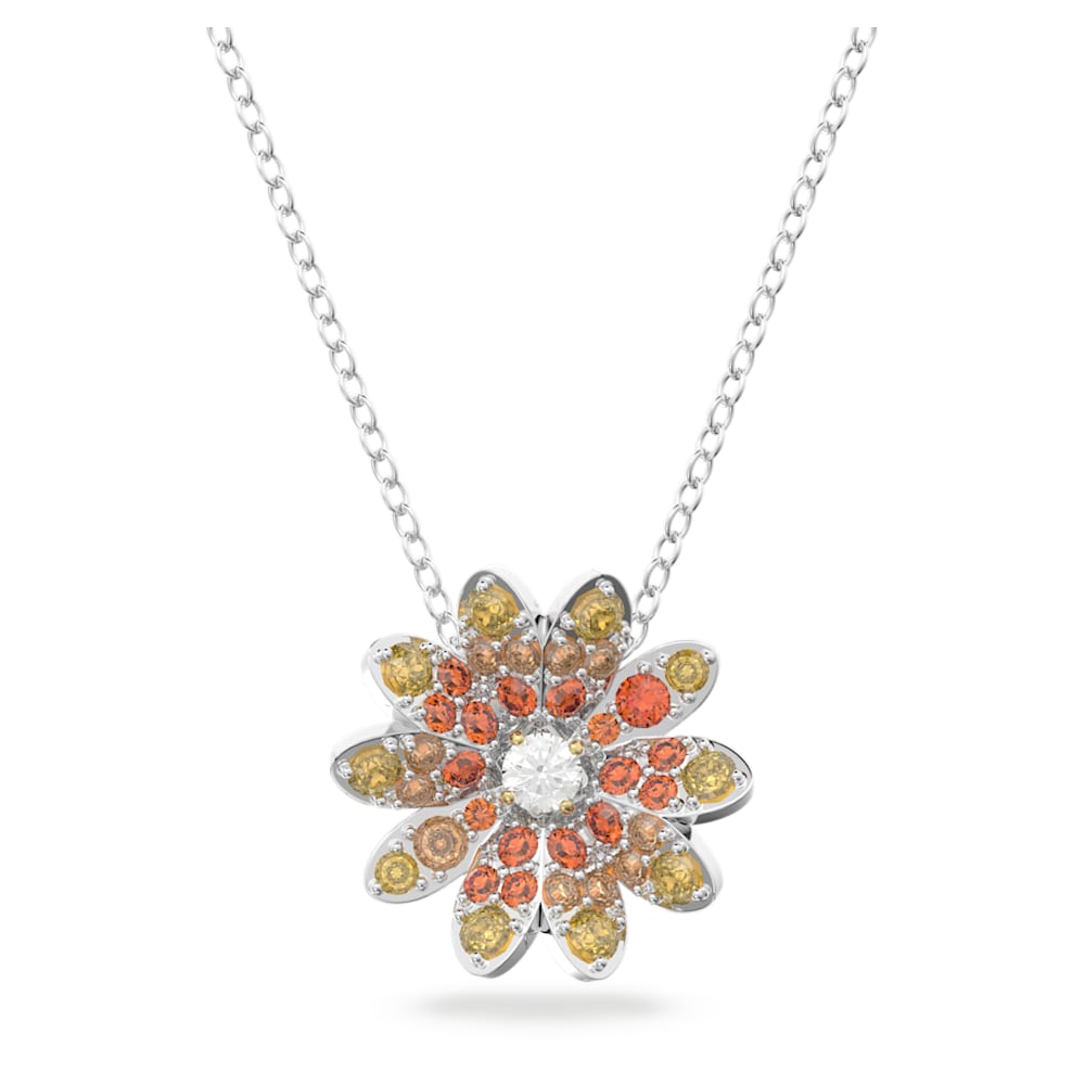 title:Swarovski Women's Eternal Flower White Crystal Necklace 5642867;color:White