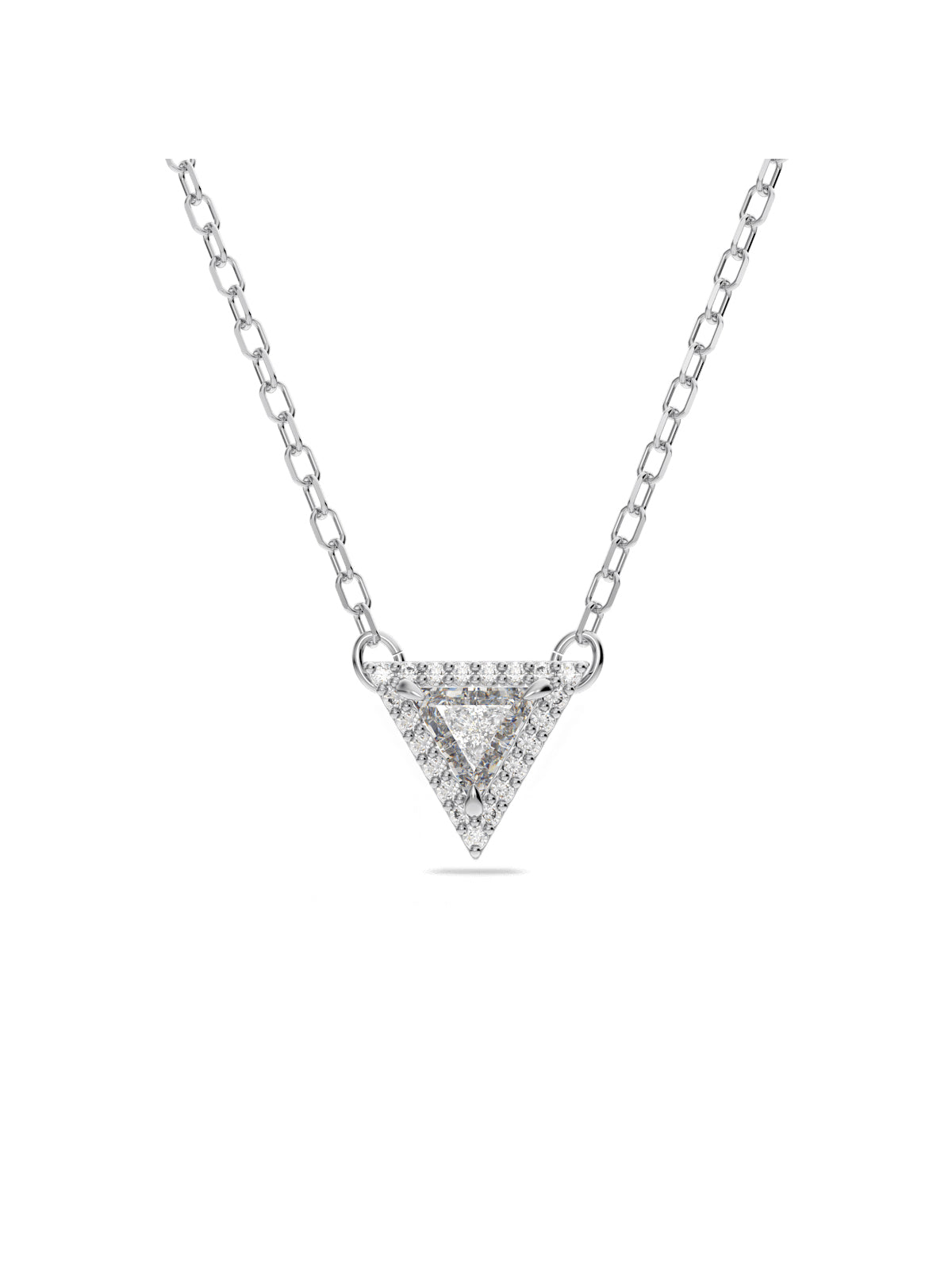 title:Swarovski Ortyx Women's White Crystal Rhodium-plated Necklace 5649002;color:White