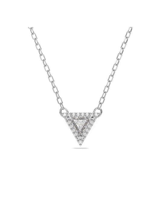 title:Swarovski Ortyx Women's White Crystal Rhodium-plated Necklace 5649002;color:White