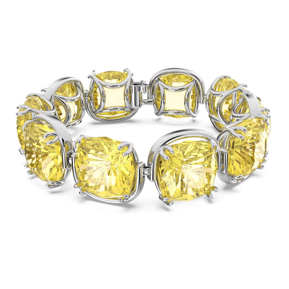 title:Swarovski Harmonia Women's Yellow Crystal Rhodium-plated Bracelet 5616513;color:Yellow