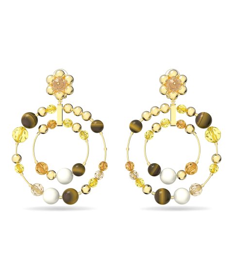 title:Swarovski Somnia Women's Multicolored Crystal Gold-tone plated Earring 5618296;color:Multicolored