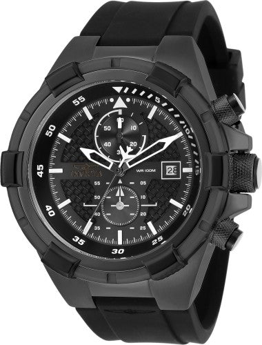 title:Invicta Men's Aviator 50.5mm Quartz Chronograph Watch IN-28099;color:Black