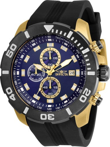 title:Invicta Men's Pro Diver 38mm Quartz Chronograph Watch IN-30737;color:Black