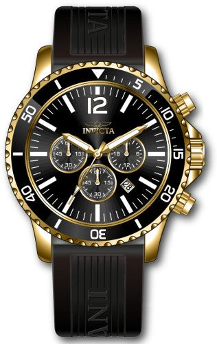 title:Invicta Men's Specialty 50mm Quartz Chronograph Watch IN-46359;color:Black