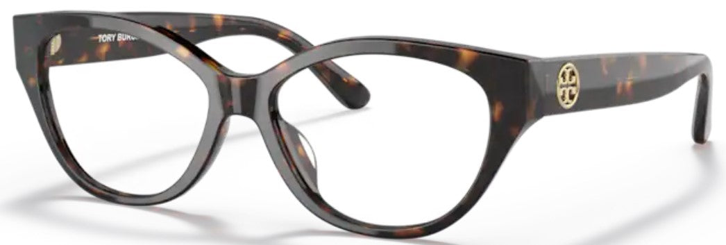 title:Tory Burch Women's 51mm Dark Tortoise Opticals TY2123U-1728-53;color:Dark Tortoise frame, Demo Lens lens