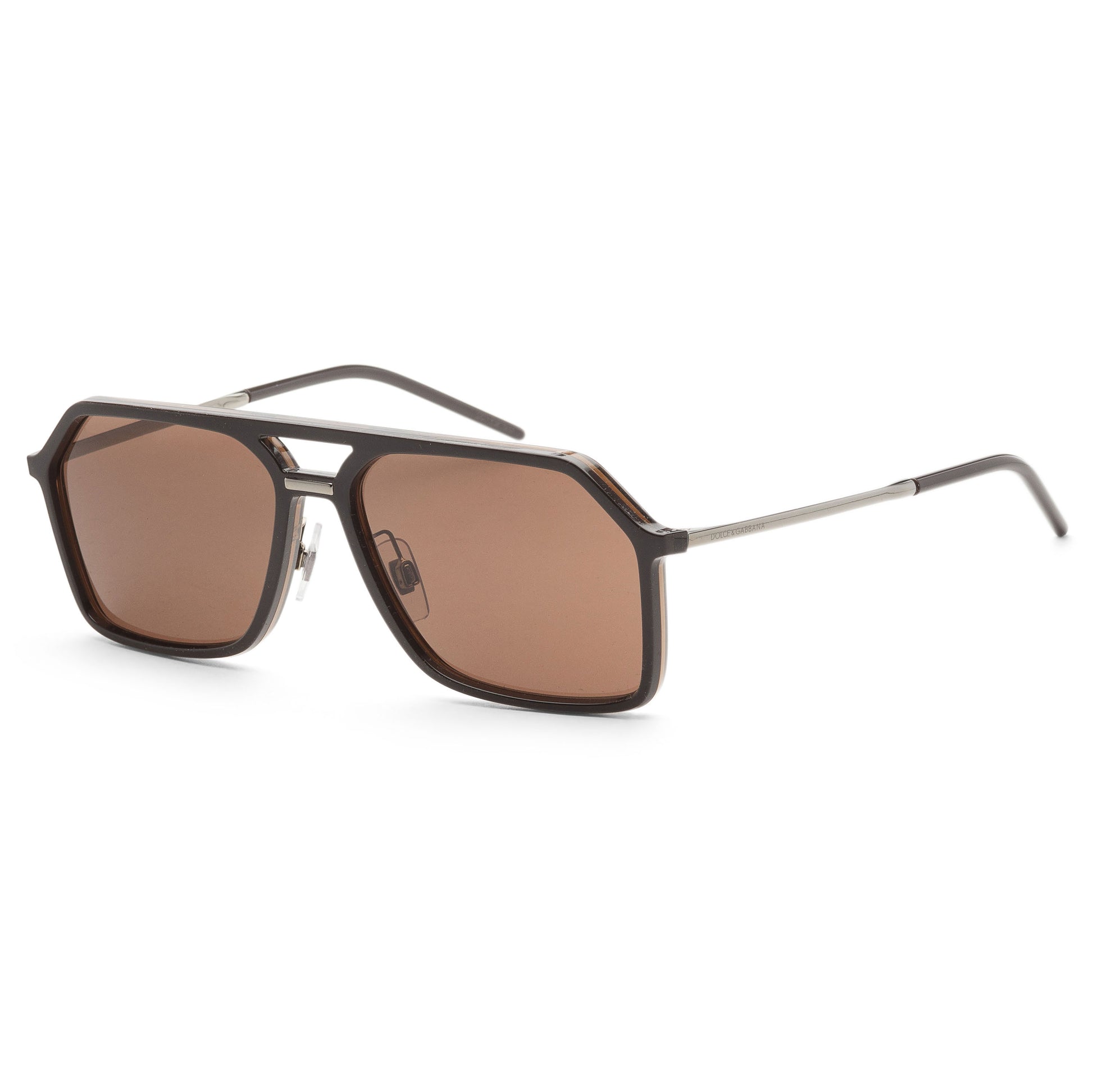 title:Dolce & Gabbana Men's 59mm Brown Sunglasses DG6196-315973-59;color:Brown frame, Dark Brown lens