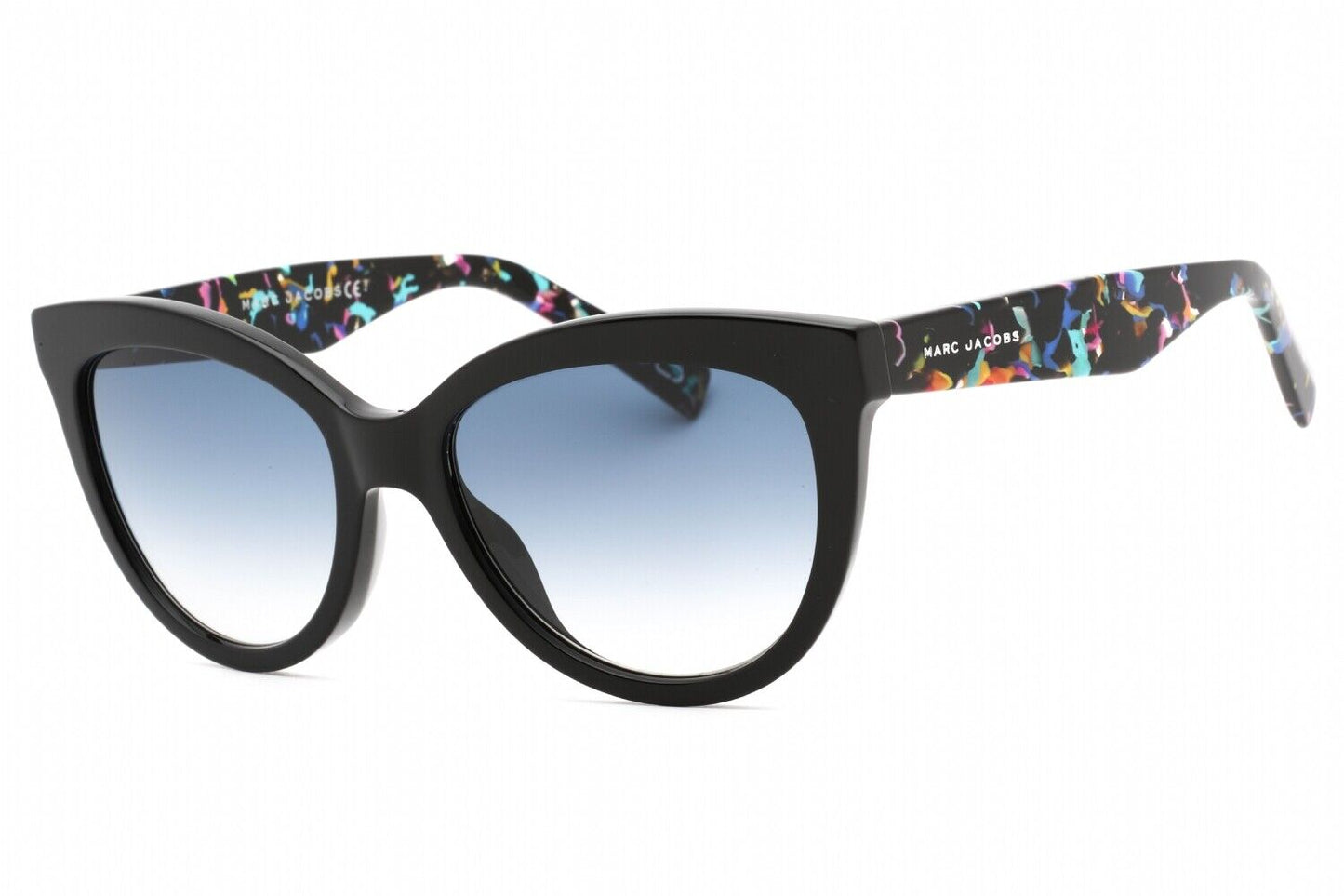 title:Marc Jacobs Women's 53mm Black Sunglasses MARC310S-05MB-08;color:Black frame, Blue Shaded lens