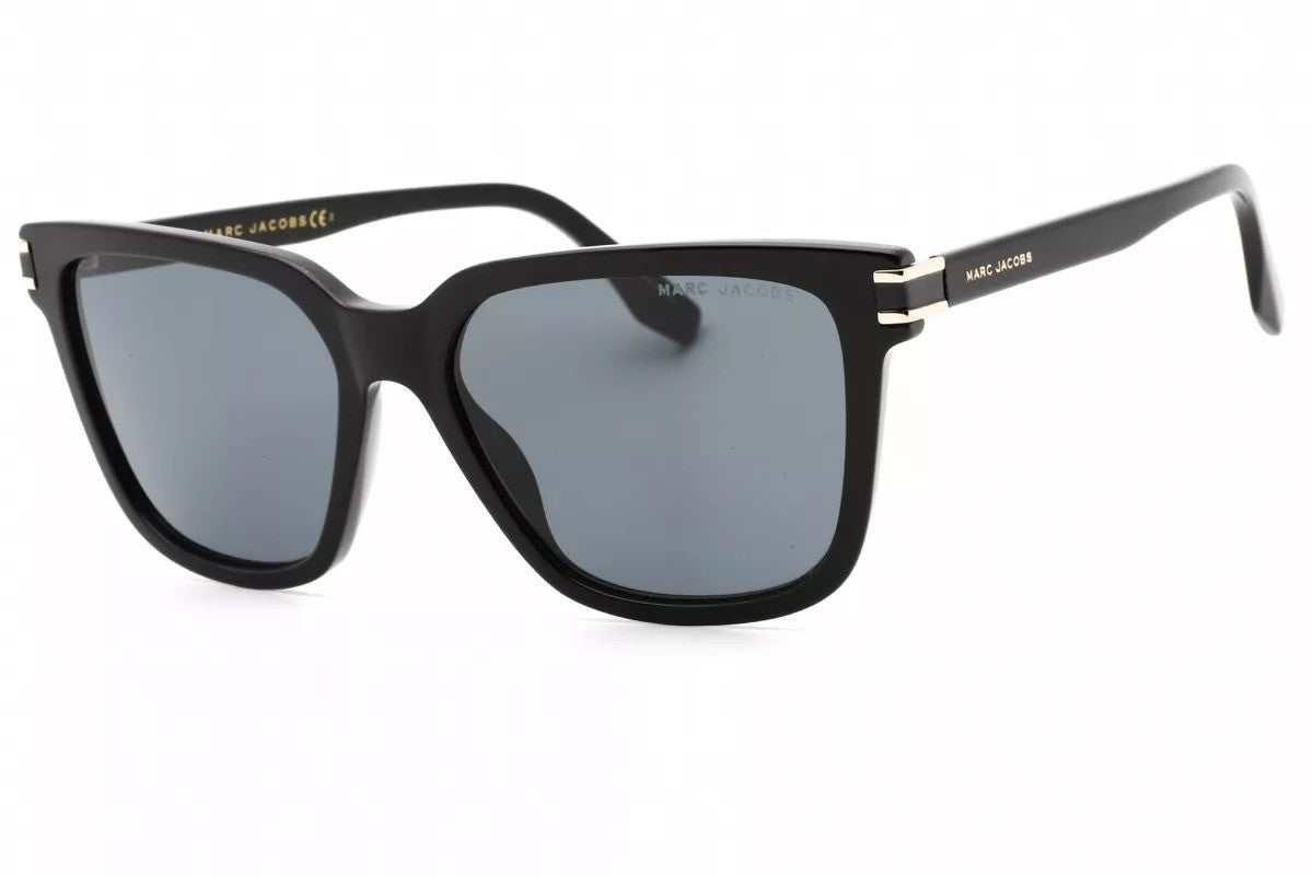 title:Marc Jacobs Women's 57mm Black Sunglasses MARC567S-0807-IR;color:Black frame, Grey lens