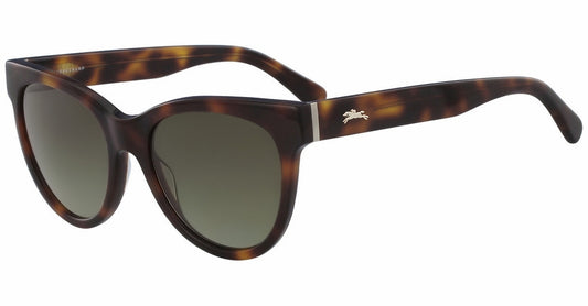 title:Longchamp Women's 54mm Havana Sunglasses LO602S-214;color:Havana frame, Green Gradient lens