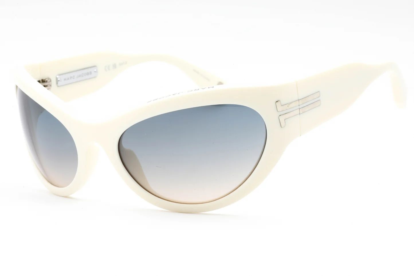 title:Marc Jacobs Women's 61mm White Sunglasses MJ1087S-0SZJ-PR;color:White frame, Grey lens