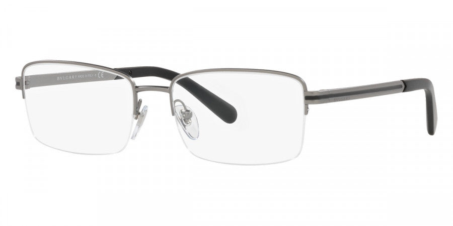 title:Bulgari Men's 56 mm Matte Gunmetal Opticals BV1111-195-56;color:Matte Gunmetal frame, Demo lens