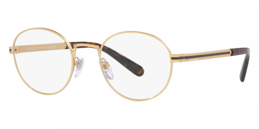 title:Bulgari Men's 50 mm Matte Pale Gold Opticals BV1119-2022-50;color:Matte Pale Gold frame, Demo lens