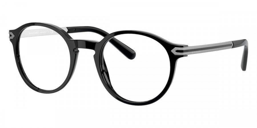 title:Bulgari Men's 50 mm Black Opticals BV3045-501-50;color:Black frame, Demo lens