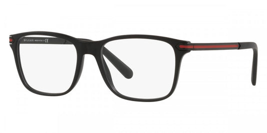 title:Bulgari Men's 55 mm Matte Black Opticals BV3049F-5313-55;color:Matte Black frame, Demo lens