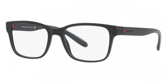 title:Bulgari Men's 53 mm Matte Black Opticals BV3051-5313-53;color:Matte Black frame, Demo lens