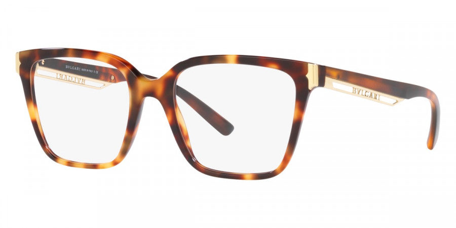 title:Bulgari Women's 52 mm Light Brown Havana Opticals BV4208-5515-52;color:Light Brown Havana frame, Demo lens