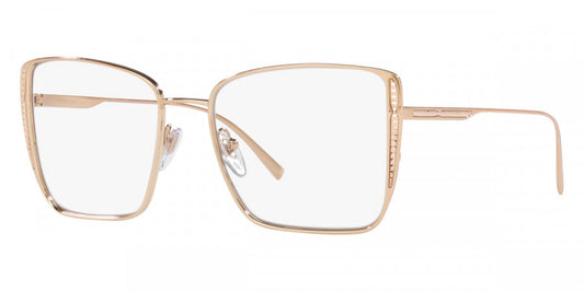 title:Bulgari Women's 55 mm Rose Gold Sunglasses BV6176-2014M7-55;color:Rose Gold frame, Violet Photo Clear lens