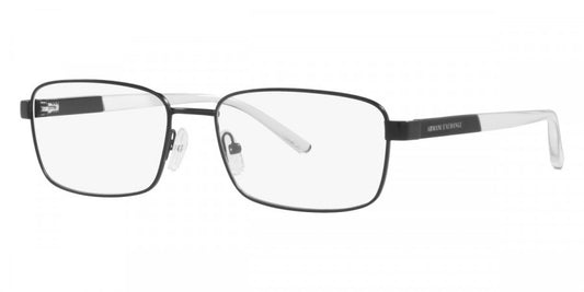 title:Armani Exchange Men's 56mm Matte Black Opticals AX1050-6000-56;color:Matte Black frame, Demo lens