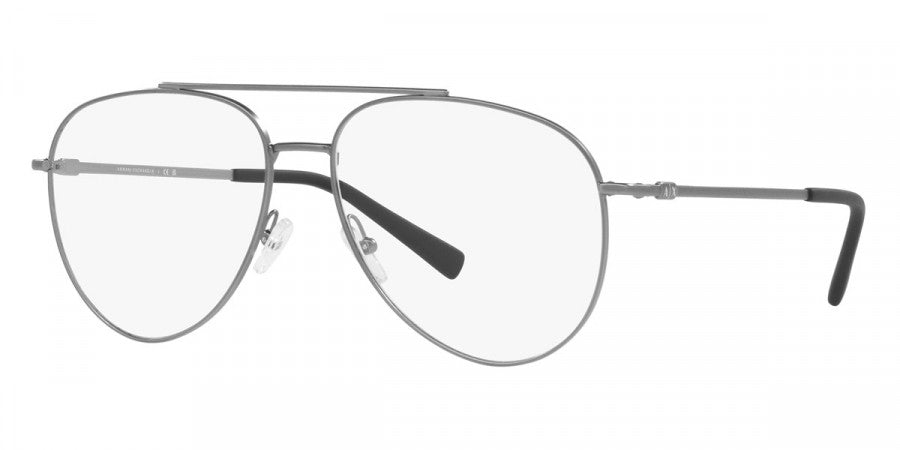 title:Armani Exchange Men's 58mm Matte Gunmetal Opticals AX1055-6017-58;color:Matte Gunmetal frame, Demo lens