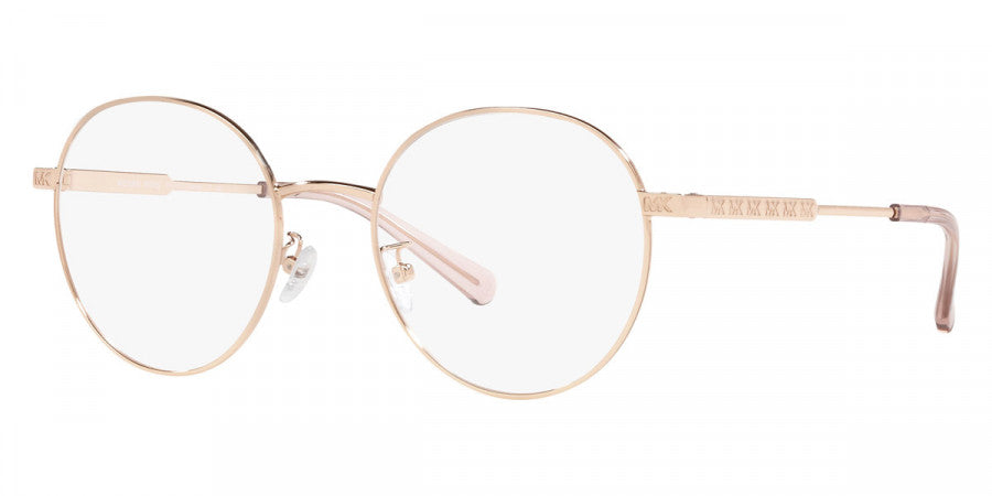 title:Michael Kors Women's 54mm Rose Gold Opticals MK3055-1108-54;color:Rose Gold frame, Demo Lens lens