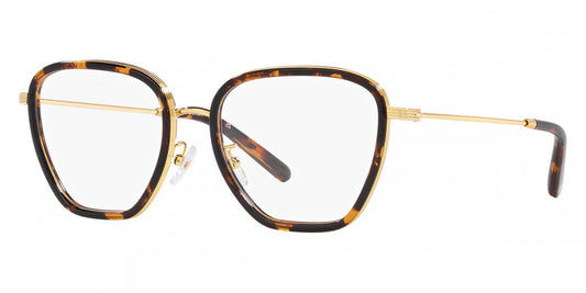 title:Tory Burch Women's 53mm Dark Tortoise Opticals TY1081-3344-53;color:Dark Tortoise frame, Demo lens