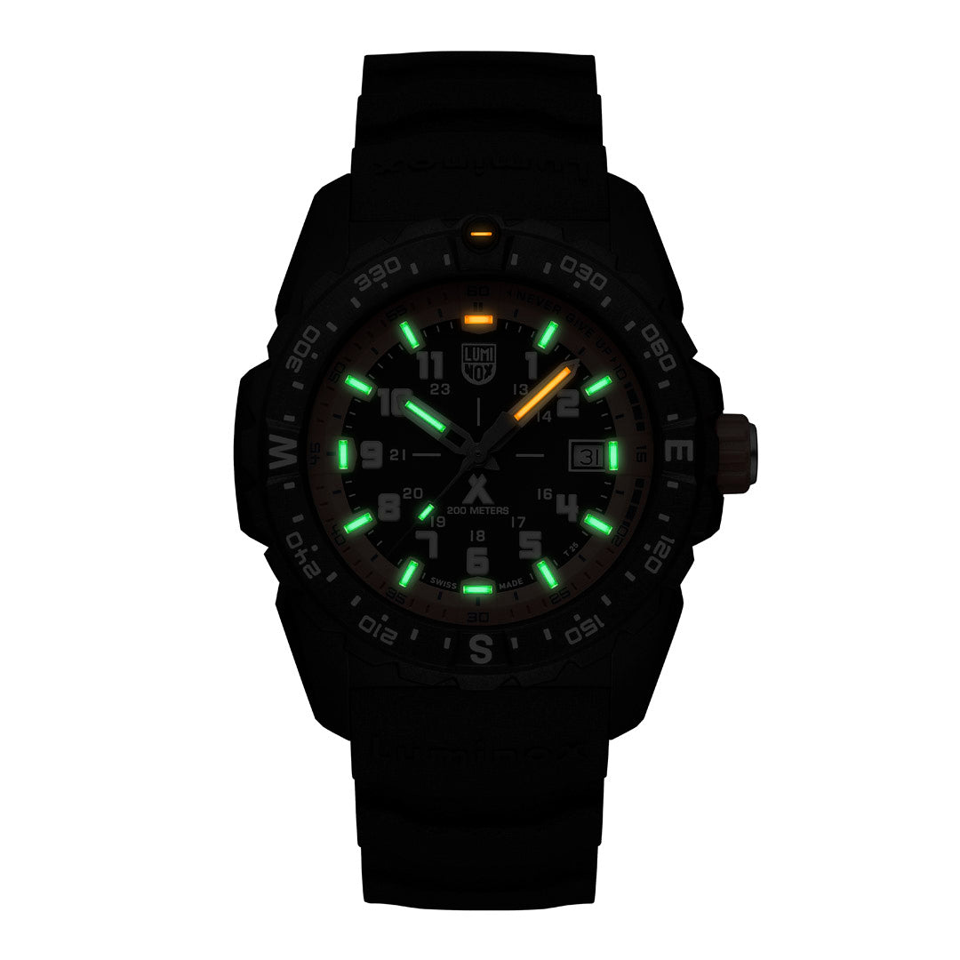 title:Luminox Men's Bear Gyrlls Mountain 43mm Quartz Watch XB.3739;color:Black