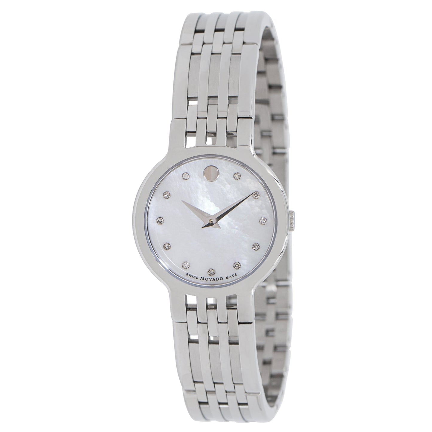 title:Movado Women's Esperanza 26.2mm Quartz Watch 0607498;color:Silver