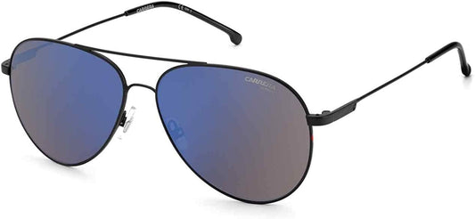 title:Carrera Unisex 58mm Matte Black Sunglasses CA2031TS-003-58;color:Matte Black frame, Blue Sky lens