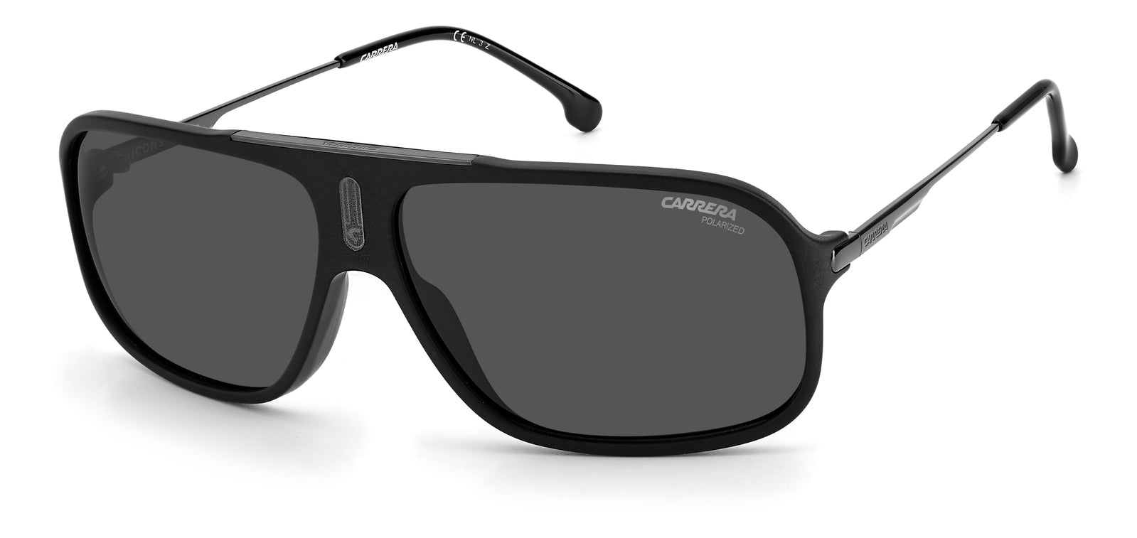 title:Carrera Unisex COOL 64mm Black Polarized Sunglasses 0COOL65-003-64;color:Black frame, Grey lens