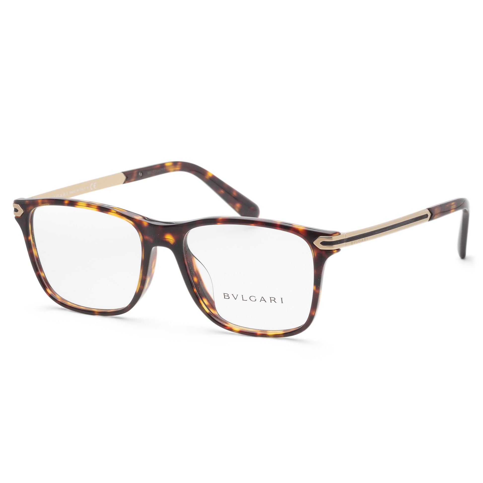 title:Bulgari Men's 55 mm Havana Opticals BV3049F-504-55;color:Havana frame, Demo lens